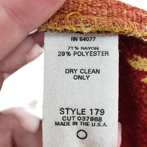 Cabi Y2K Floral‎ Tapestry Jacket Guinevere Brocade Flower Long Fall Coat 179 - Picture 5 of 14